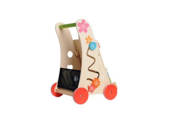 Lauflernwagen Spielzeug 2-in-1 aus Holz