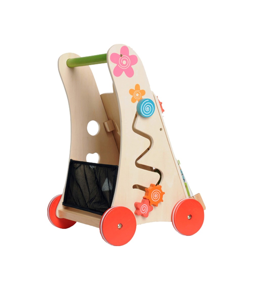 Lauflernwagen Spielzeug 2-in-1 aus Holz