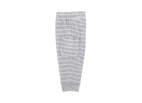 2-tlg. Set Body kurzarm und Jogginghose Ringel Waffelpiqué