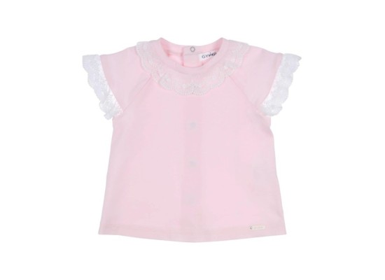 T-Shirt Flügelarm Spitze