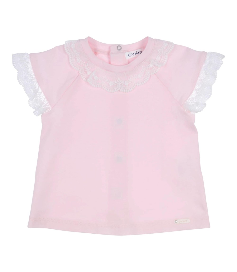 T-Shirt Flügelarm Spitze