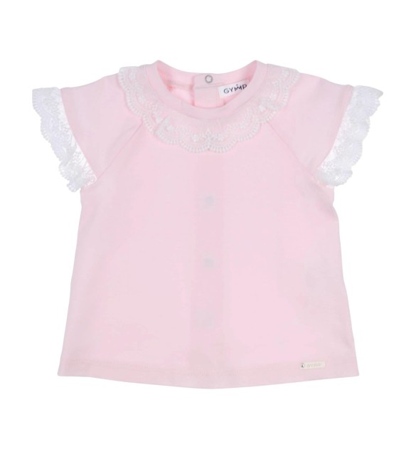 T-Shirt Flügelarm Spitze