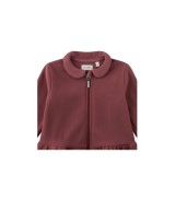 Fleecejacke mit Bubikragen Schößchen