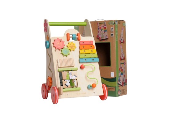 Lauflernwagen Spielzeug 2-in-1 aus Holz