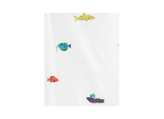 2-tlg. Set Hemd kurzarm und Webshorts Tiere