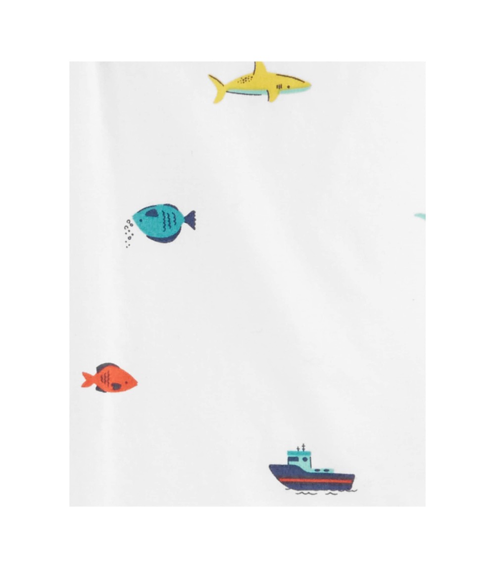 2-tlg. Set Hemd kurzarm und Webshorts Tiere