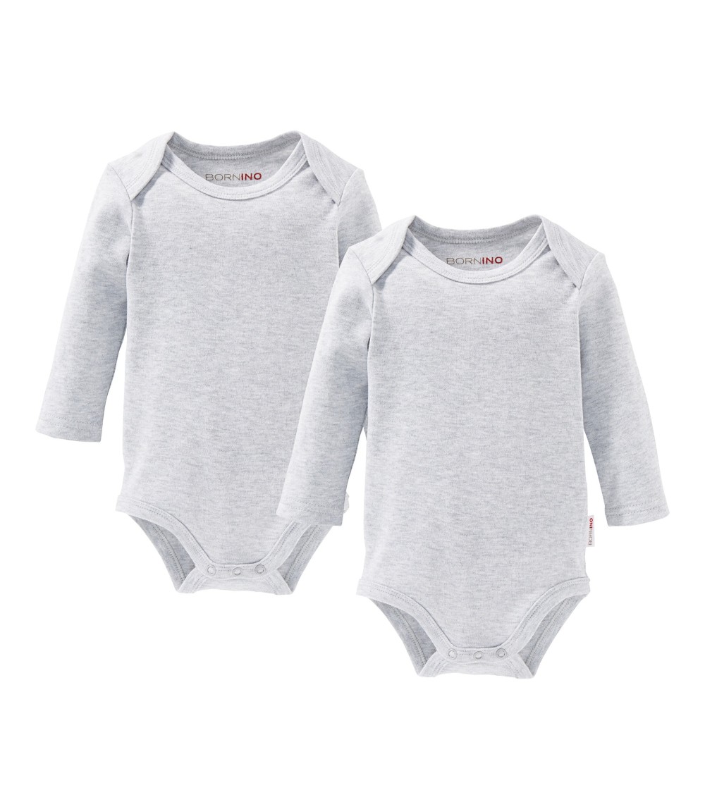 2er-Pack Bodys langarm