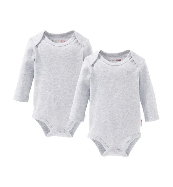 2er-Pack Bodys langarm