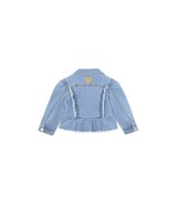 Jeansjacke Volant