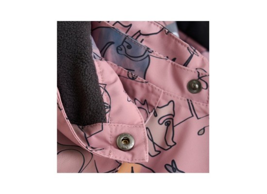 Schneeoverall mit abnehmbarer Kapuze Wald