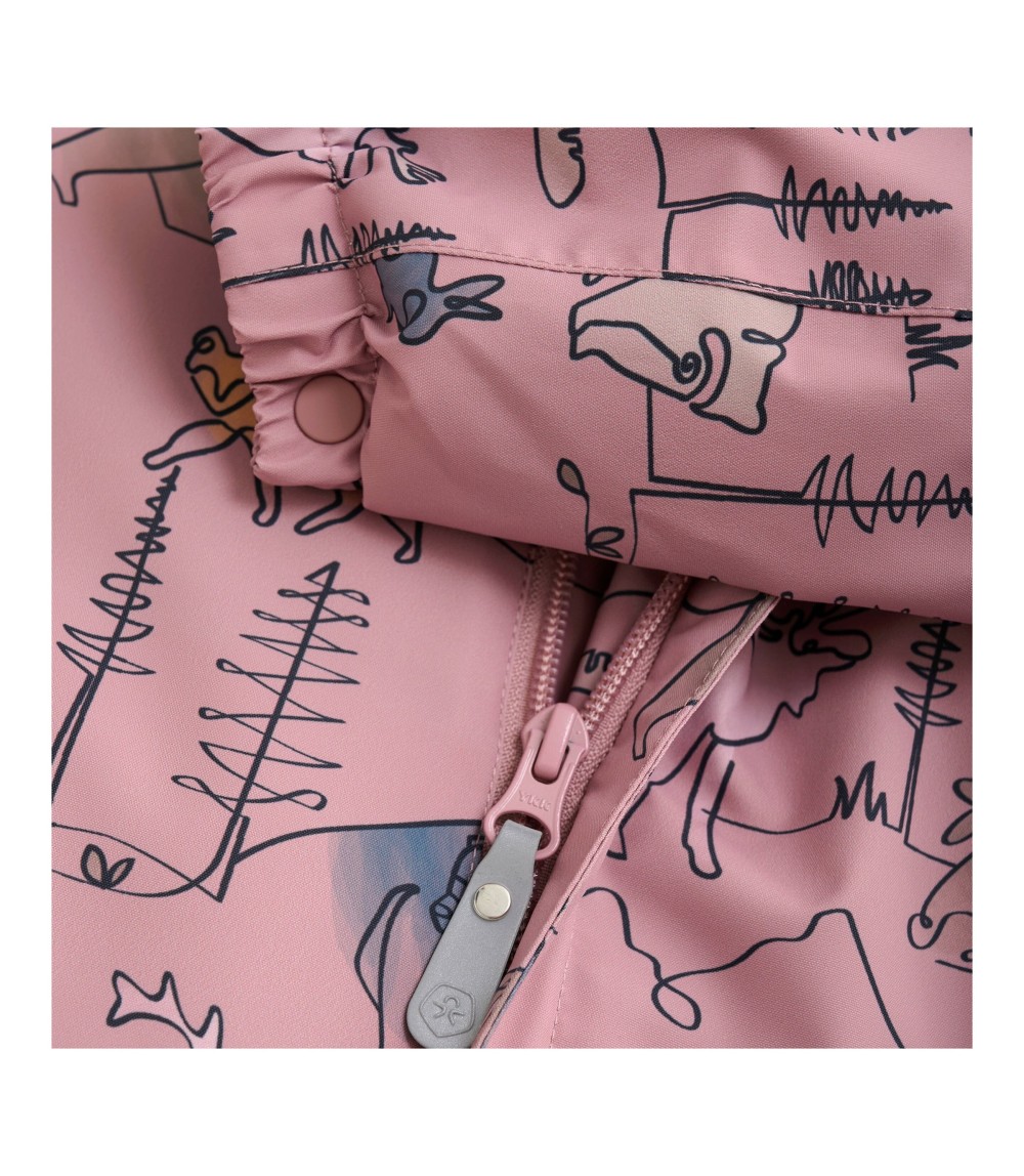 Schneeoverall mit abnehmbarer Kapuze Wald