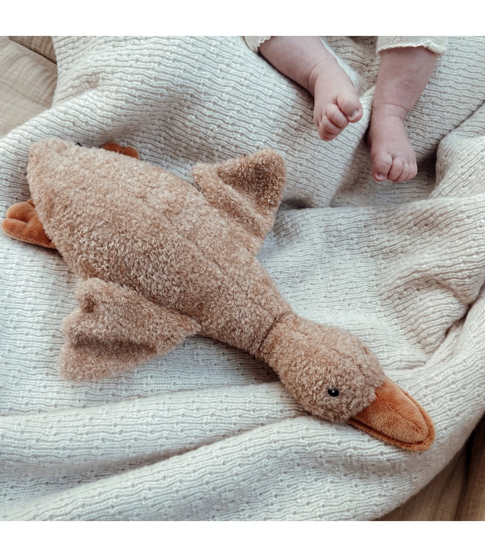 Herzschlag-Kuscheltier Ente Liva 35cm