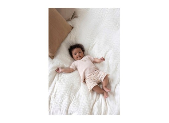 T-Shirt Blumen Rippqualität