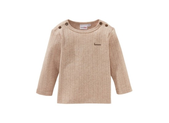 Shirt langarm Rippqualität