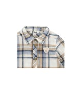 Flanell-Hemd langarm Karo Bär