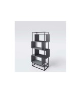 Bücherregal mit 4 offenen Fächern, Metallrahmen _2 PS_ MINECRAFT