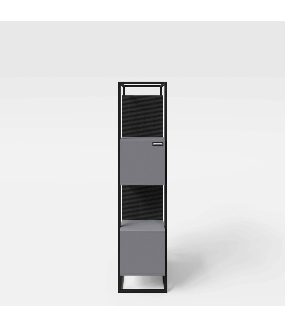 Bücherregal mit 4 offenen Fächern, Metallrahmen _2 PS_ MINECRAFT