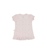 Kleid kurzarm Rüsche Karo