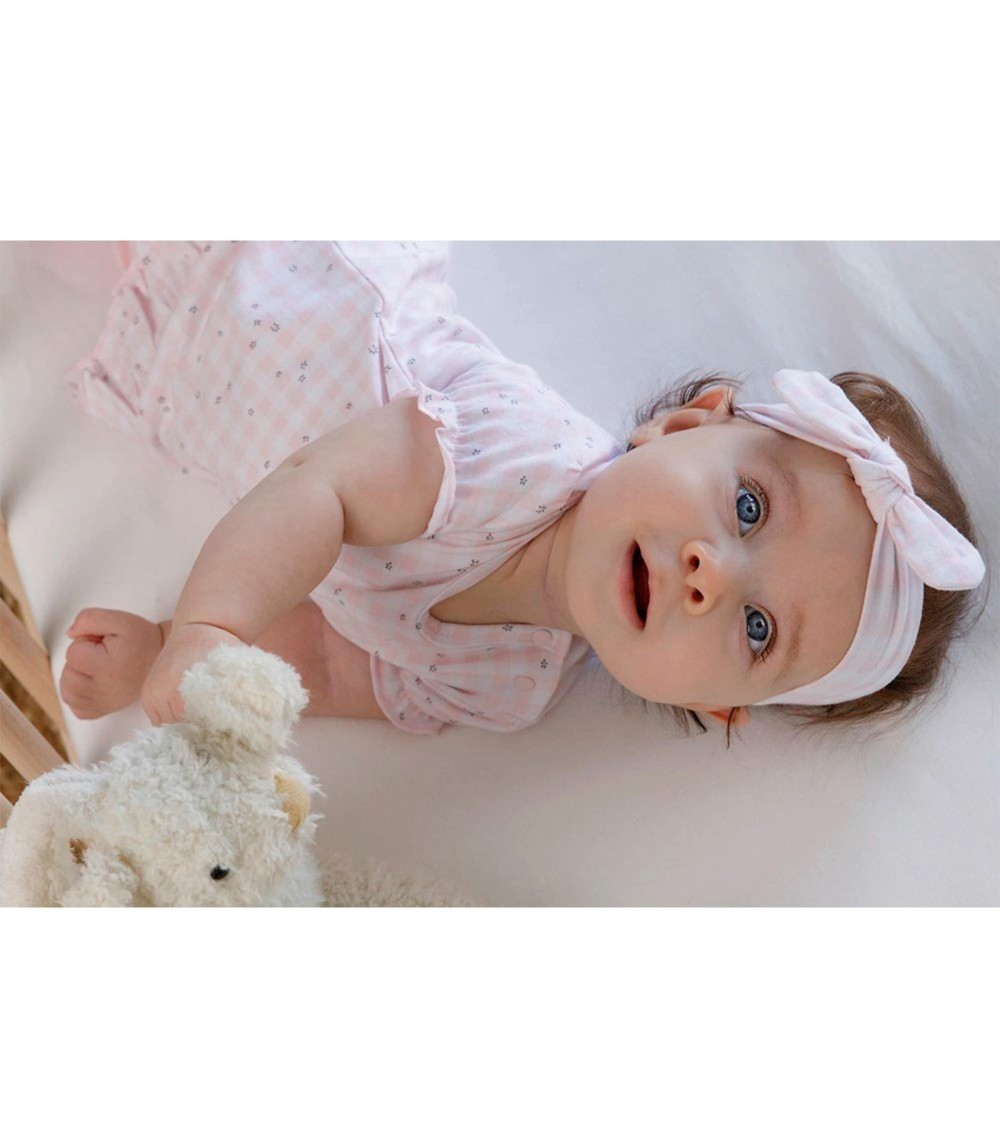 Kleid kurzarm Rüsche Karo