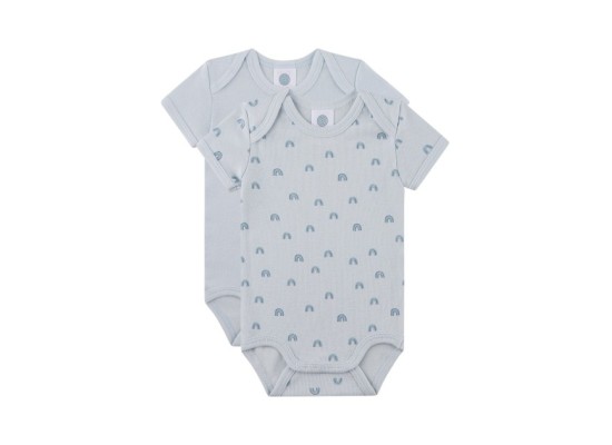 2er-Pack Bodys kurzarm Regenbögen