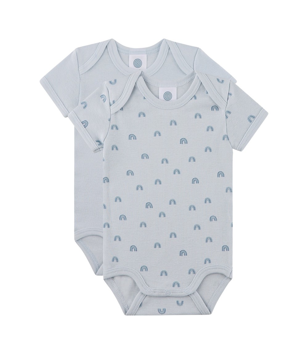 2er-Pack Bodys kurzarm Regenbögen