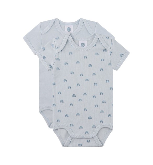 2er-Pack Bodys kurzarm Regenbögen