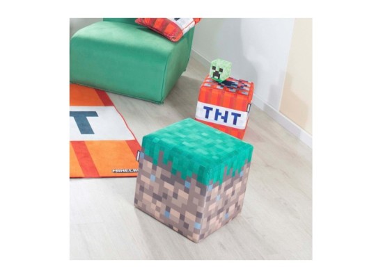 Pouf, Ottomane, 2er Set, gepolstert MINECRAFT