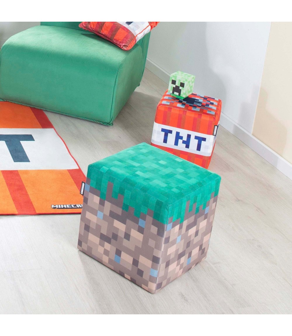Pouf, Ottomane, 2er Set, gepolstert MINECRAFT