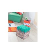 Pouf, Ottomane, 2er Set, gepolstert MINECRAFT