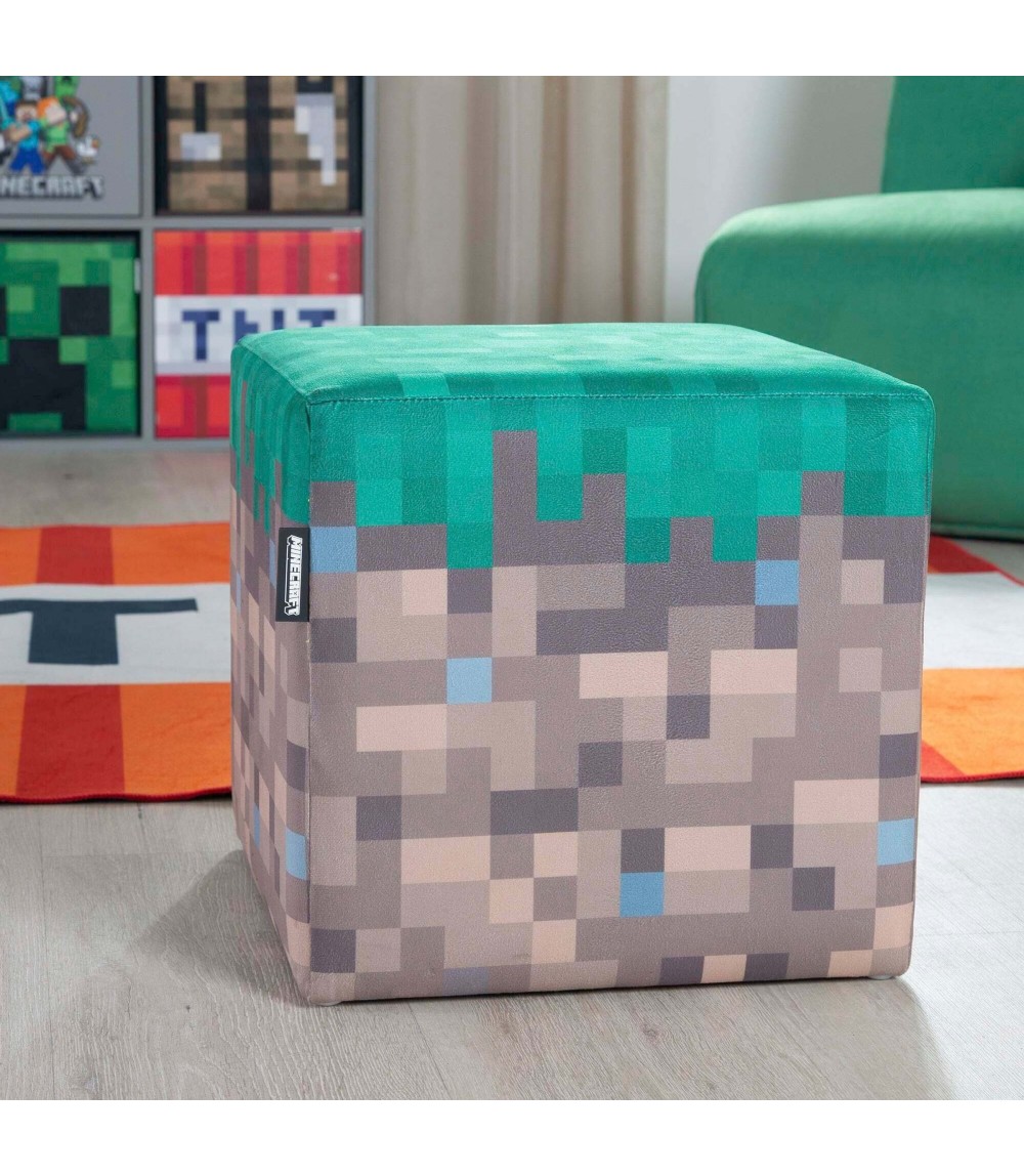 Pouf, Ottomane, 2er Set, gepolstert MINECRAFT