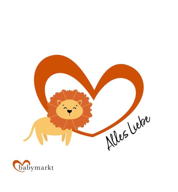 Geschenkgutschein Alles Liebe Löwe