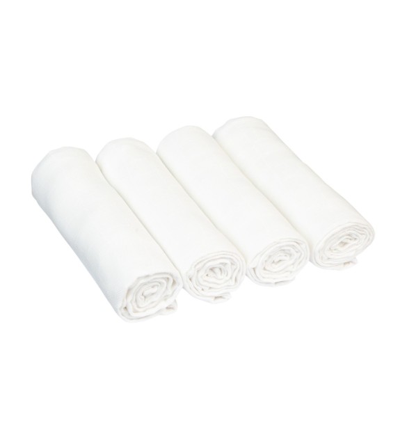 4er-Pack Mullwindeln 80x80 cm