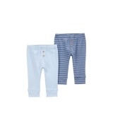 2er-Pack Jogginghosen Rippqualität Ringel