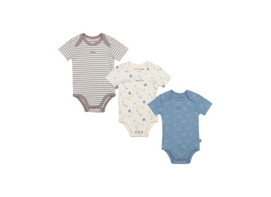 3er-Pack Bodys kurzarm Ocean