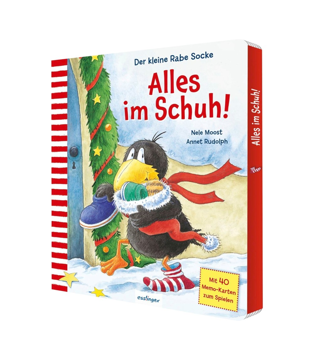Vorlesebuch Der kleine Rabe Socke: Alles im Schuh! Mit Memo-Spiel