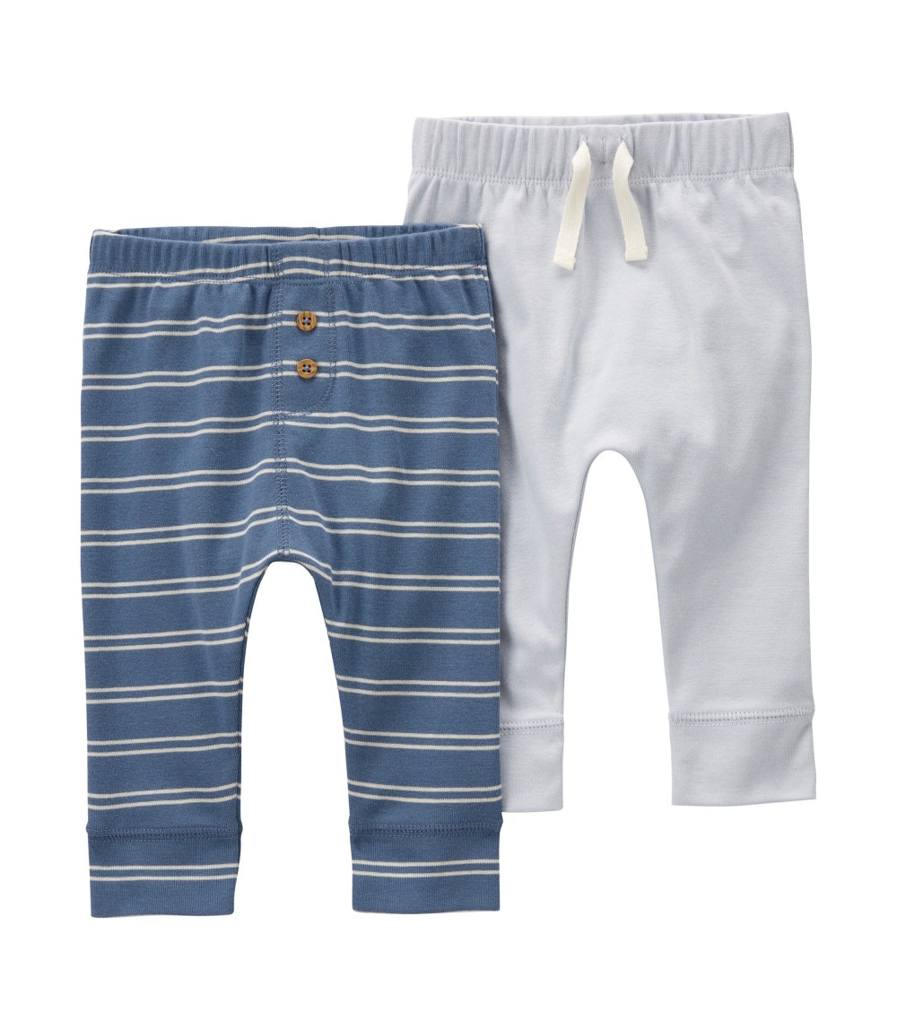 2er-Pack Jogginghosen Ringel