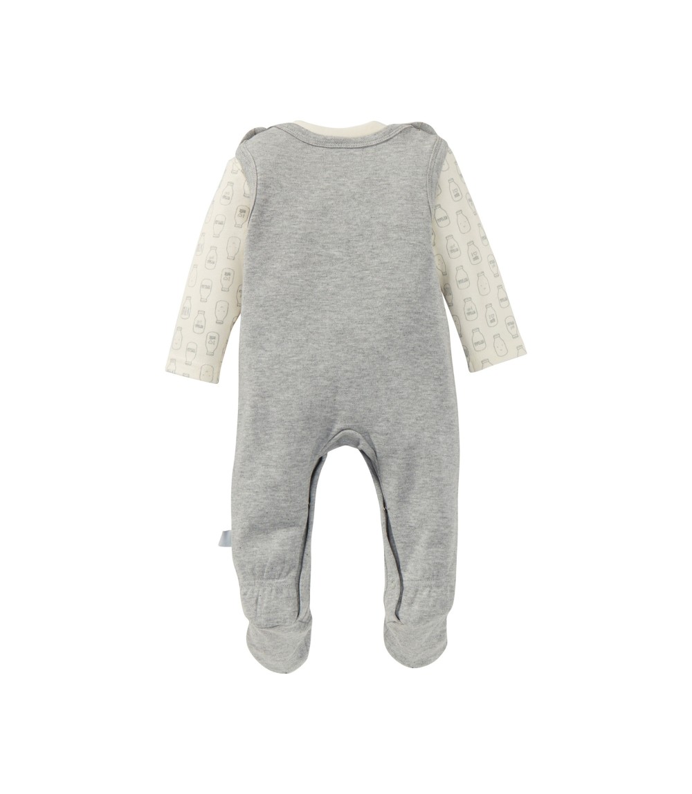 Strampler-Set Kuh und Maus