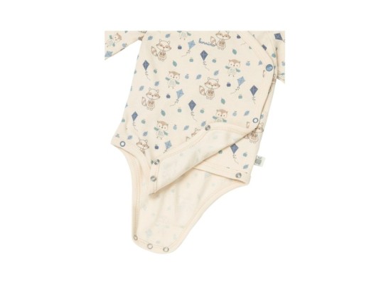 2er-Pack Wickelbodys langarm Cozy Friends