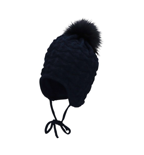 Winter-Strickmütze Bommel