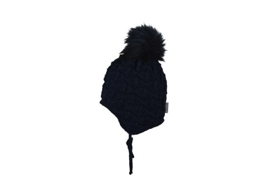 Winter-Strickmütze Bommel