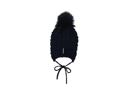 Winter-Strickmütze Bommel