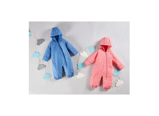 Schneeoverall mit Kapuze Sterne