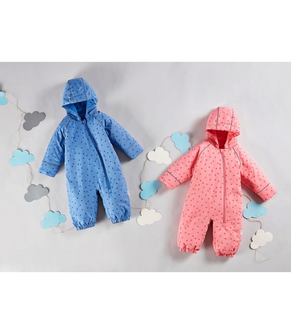 Schneeoverall mit Kapuze Sterne