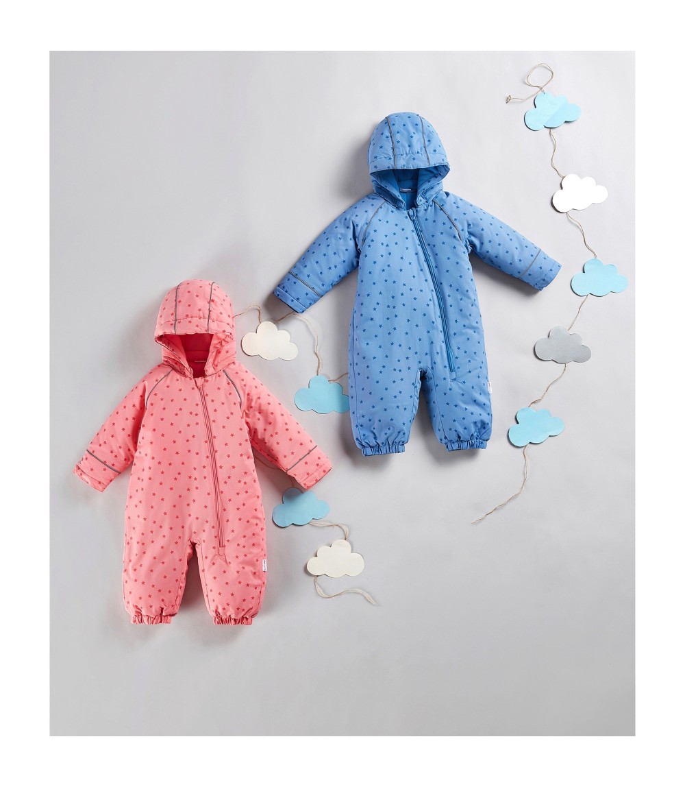 Schneeoverall mit Kapuze Sterne