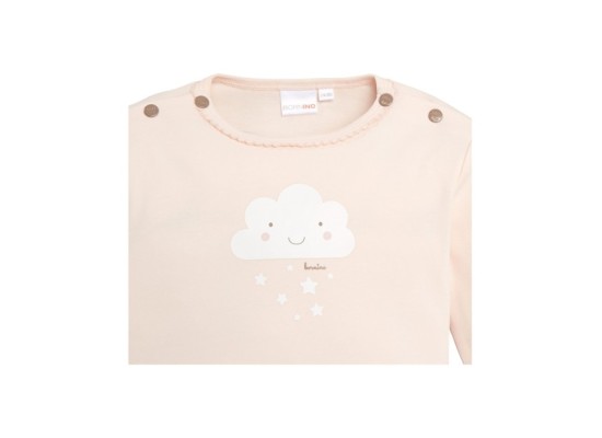 Schlafanzug lang Wolke