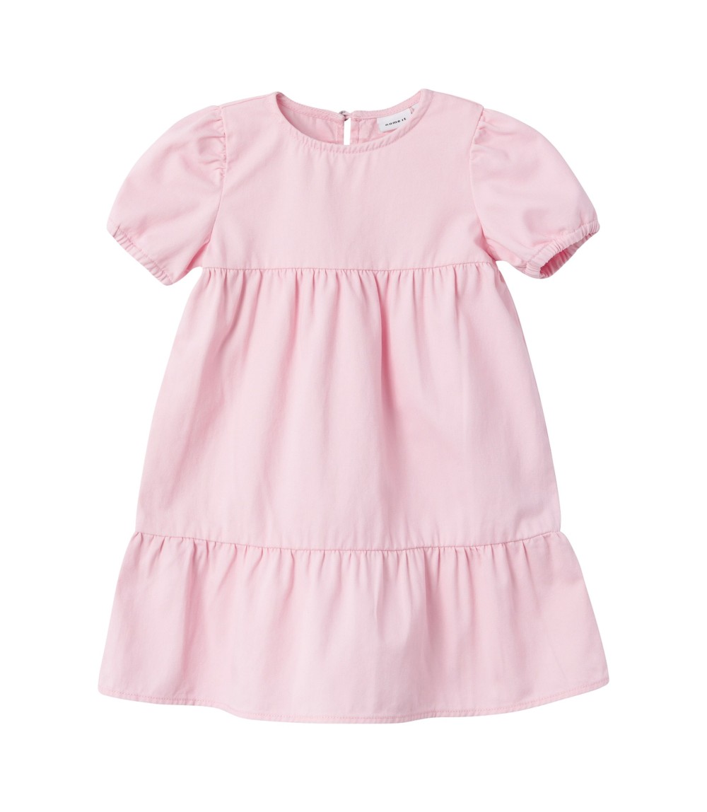 Jeanskleid kurzarm Volant