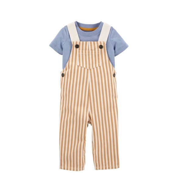 2-tlg. Set Body kurzarm und Latzhose