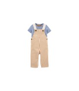 2-tlg. Set Body kurzarm und Latzhose