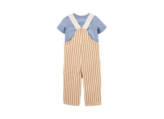 2-tlg. Set Body kurzarm und Latzhose