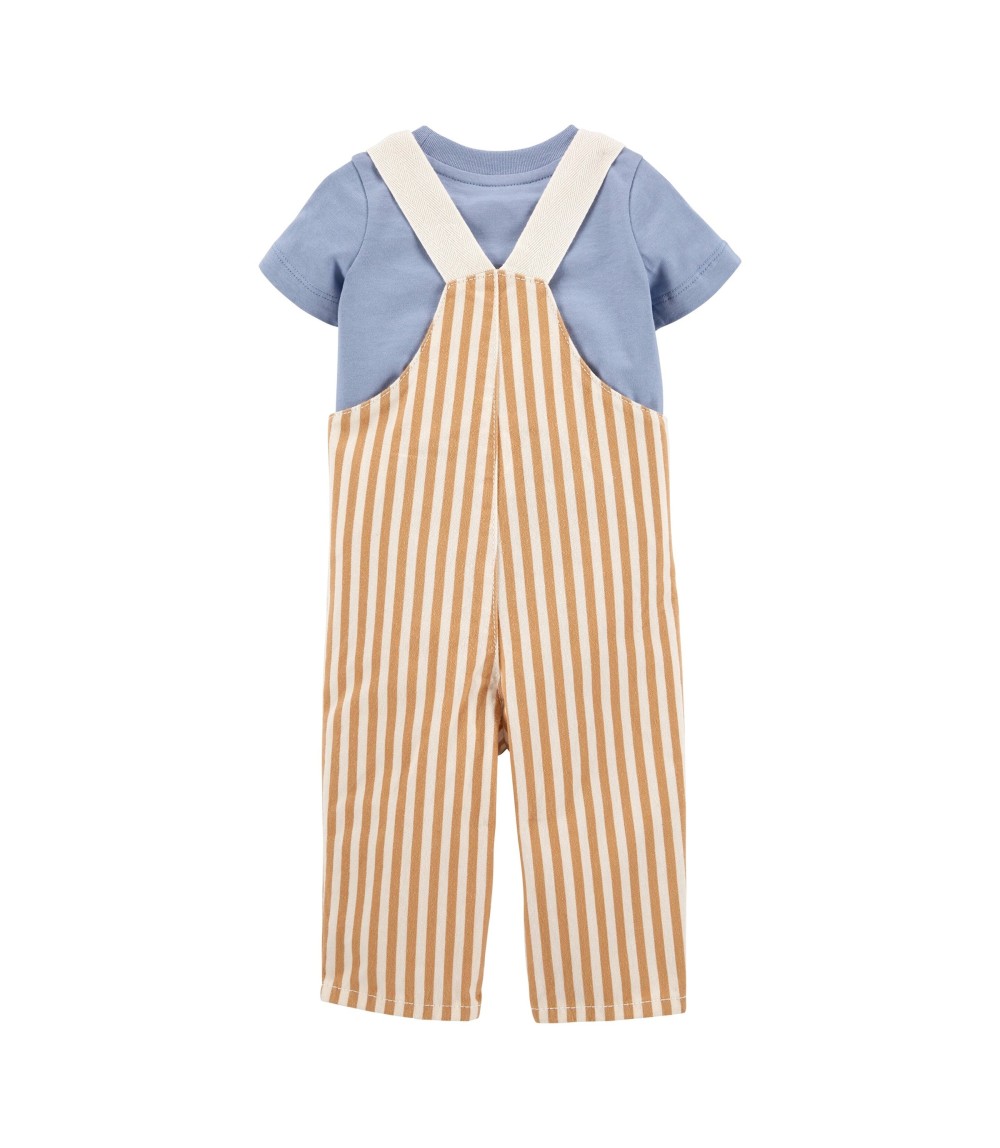 2-tlg. Set Body kurzarm und Latzhose